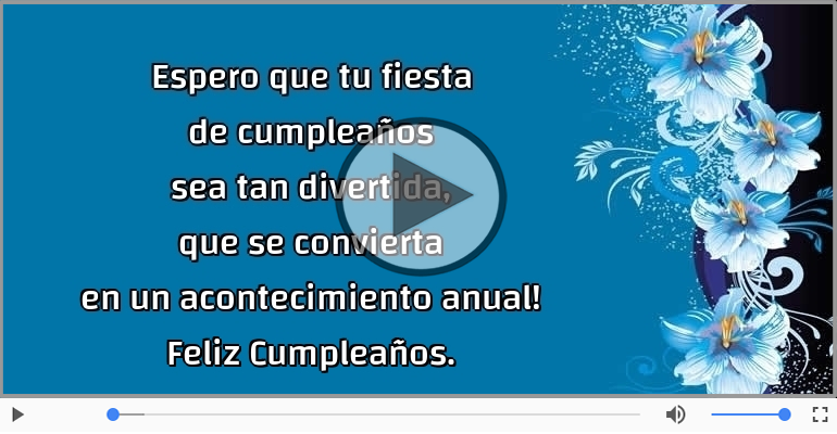 Feliz Cumpleaños.