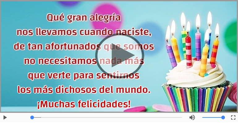 ¡Muchas felicidades!