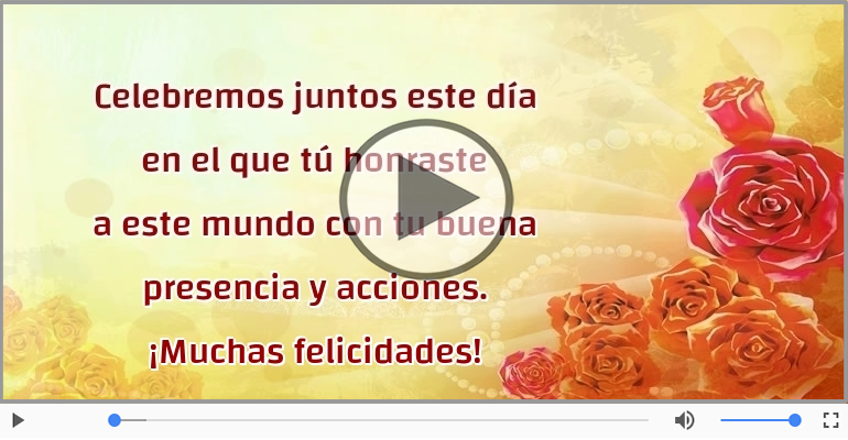 ¡Muchas felicidades!