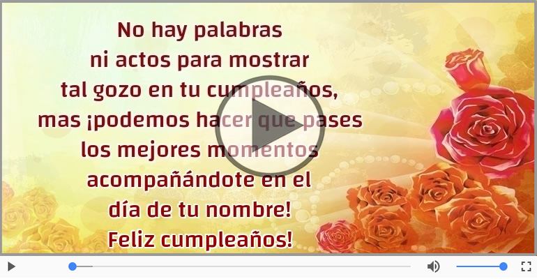 Feliz cumpleaños!
