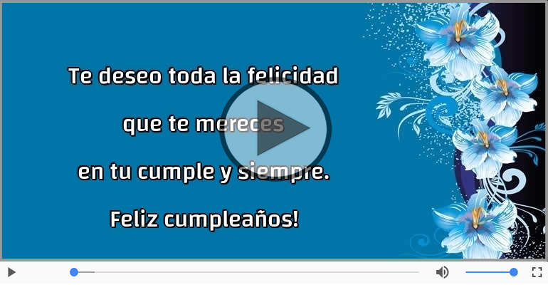Feliz cumpleaños!
