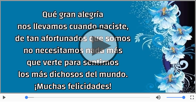 ¡Muchas felicidades!