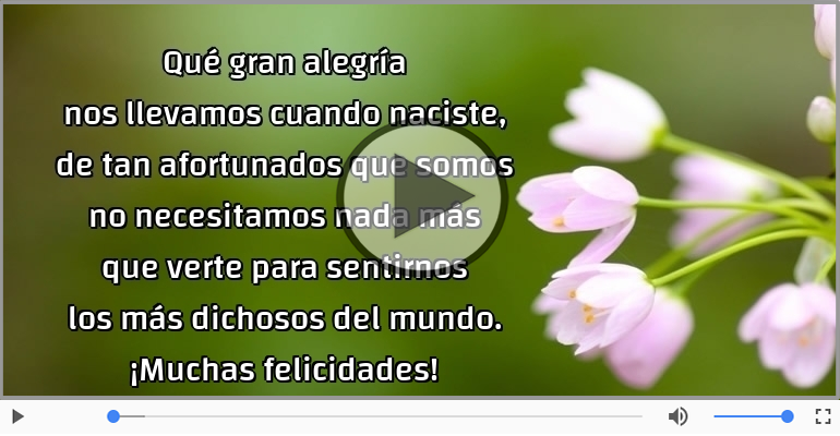 ¡Muchas felicidades!