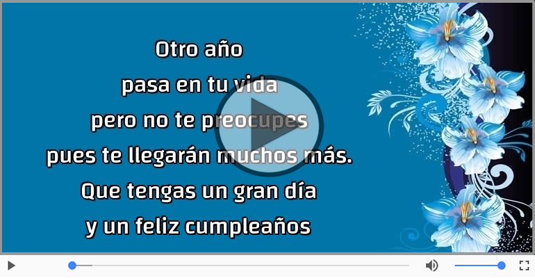 Feliz Cumpleaños.