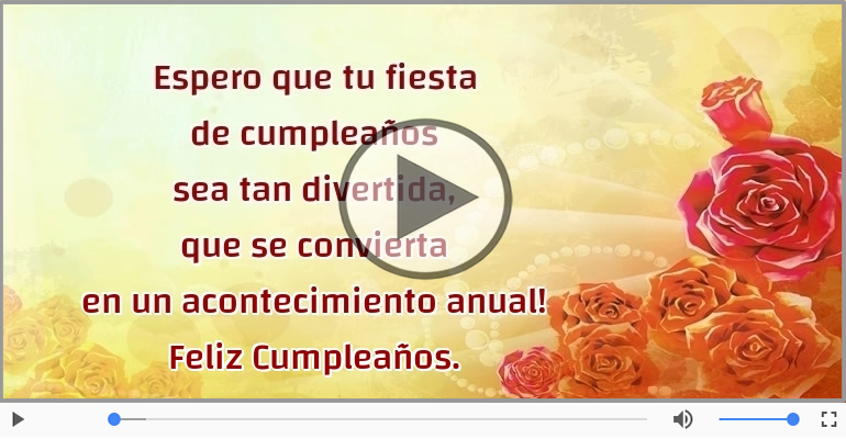 Feliz Cumpleaños.