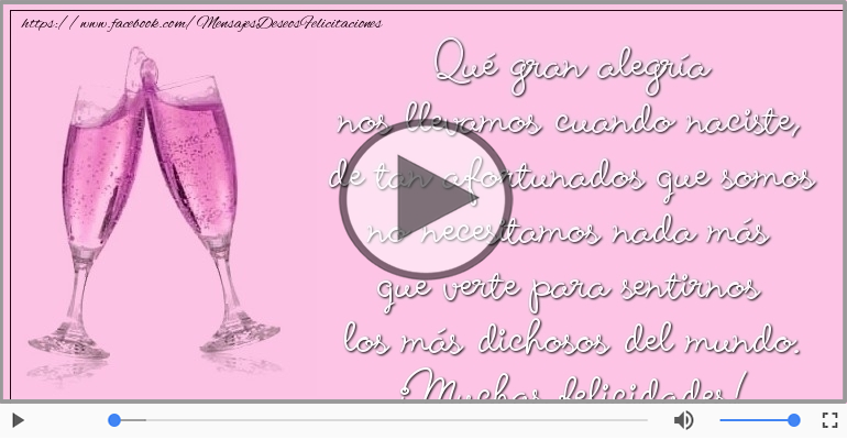 ¡Muchas felicidades!