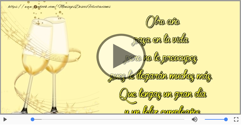 Feliz Cumpleaños.