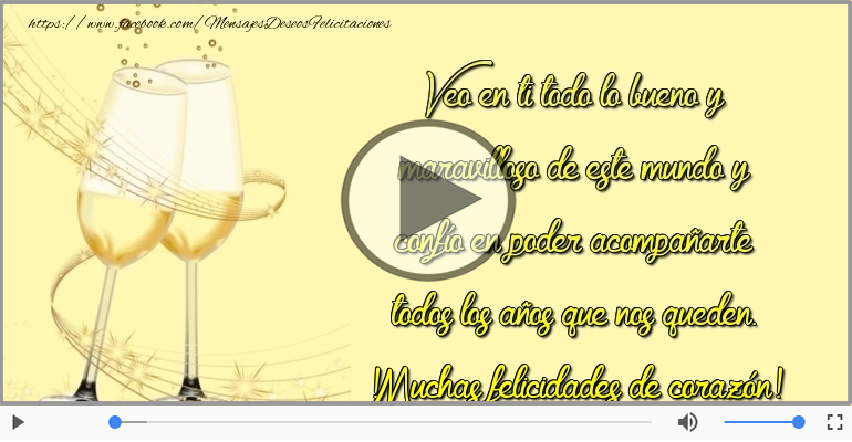 !Muchas felicidades de corazón!