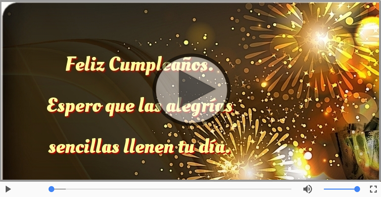 Feliz Cumpleaños.
