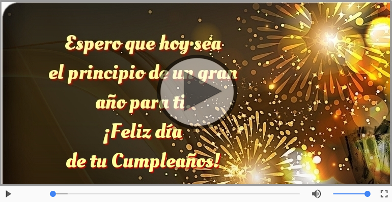¡Feliz día  de tu Cumpleaños!