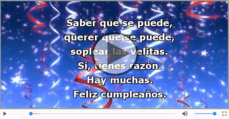 Feliz cumpleaños.