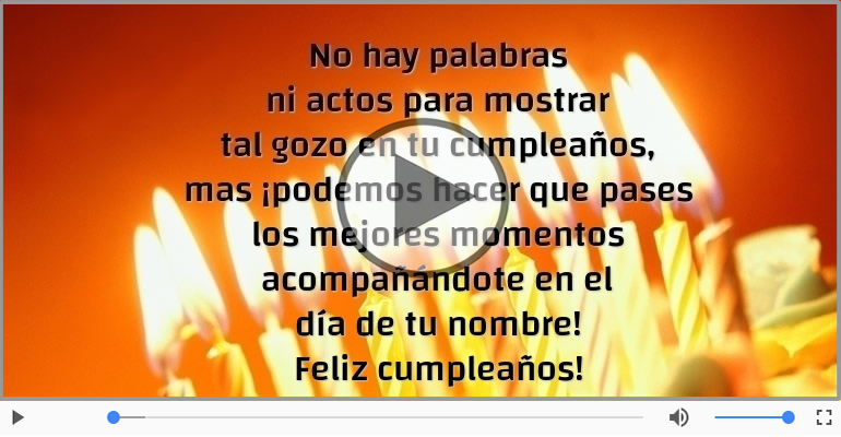 Feliz cumpleaños!