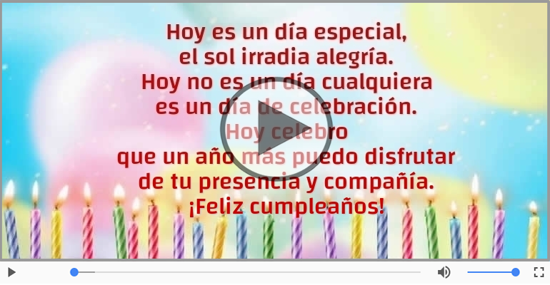 ¡Feliz cumpleaños!