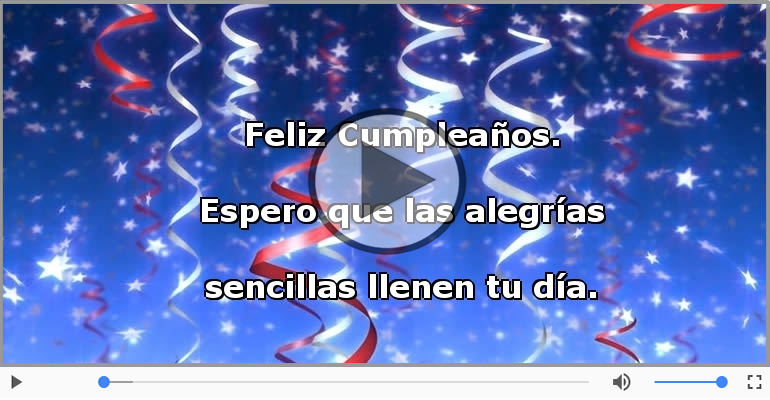 Feliz Cumpleaños.