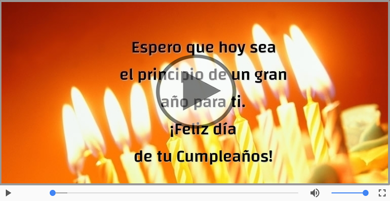 ¡Feliz día  de tu Cumpleaños!