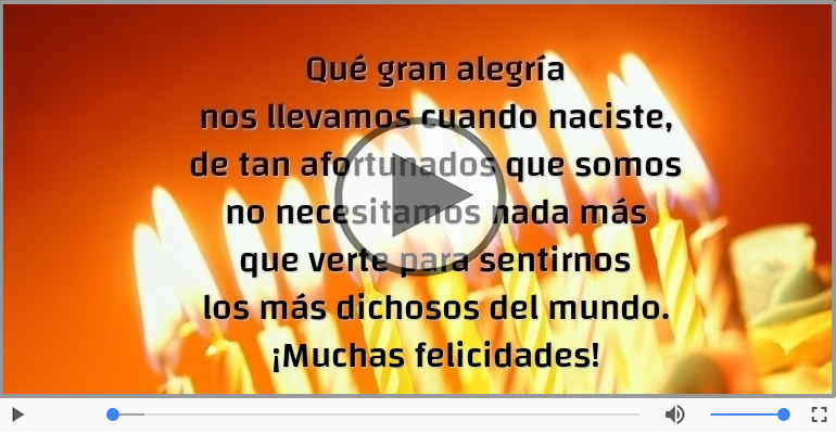 ¡Muchas felicidades!