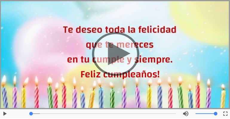 Feliz cumpleaños!