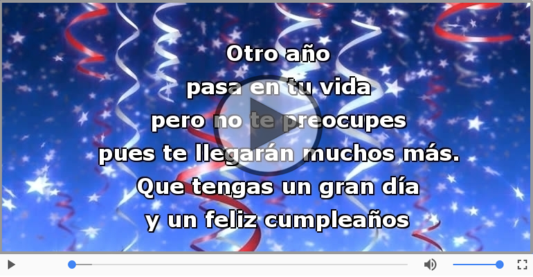 Feliz Cumpleaños.