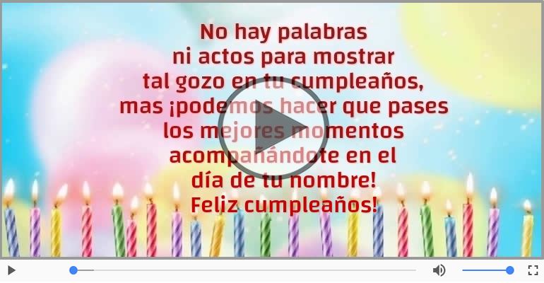 Feliz cumpleaños!