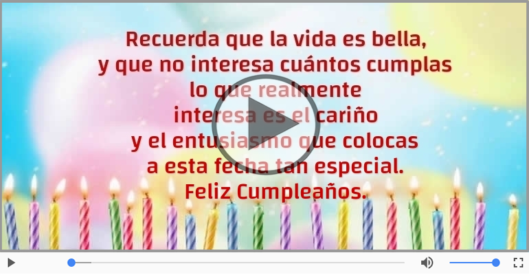 Feliz Cumpleaños.