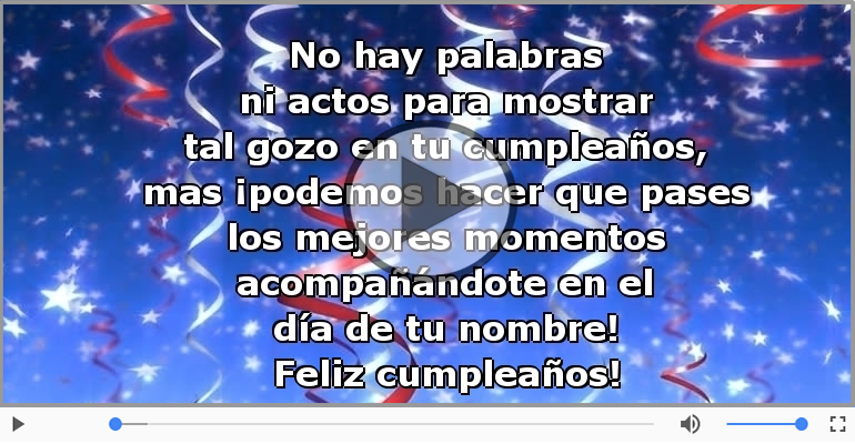 Feliz cumpleaños!