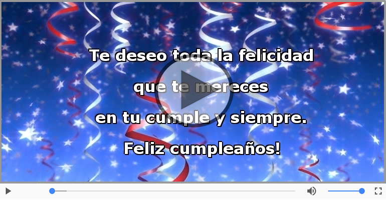 Feliz cumpleaños!