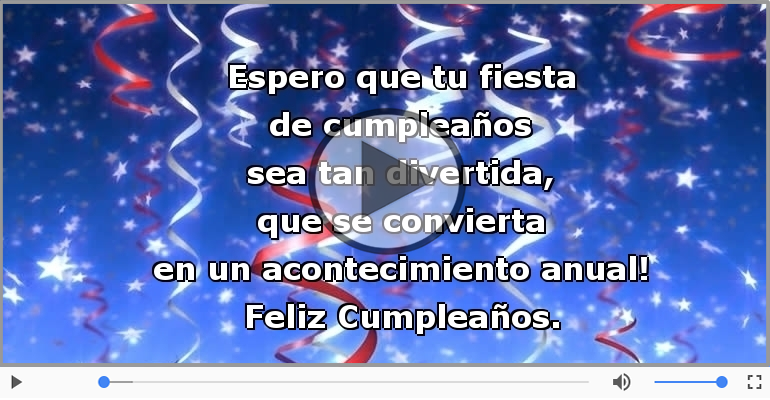 Feliz Cumpleaños.