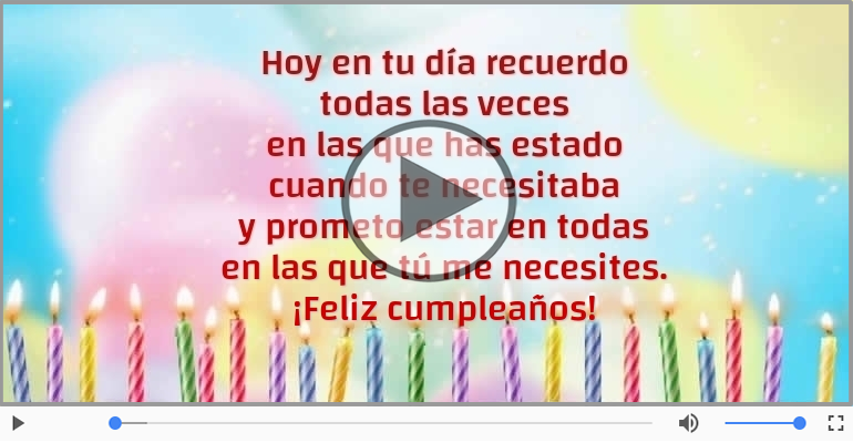 ¡Feliz cumpleaños!