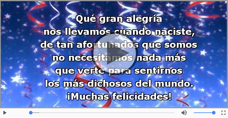 ¡Muchas felicidades!