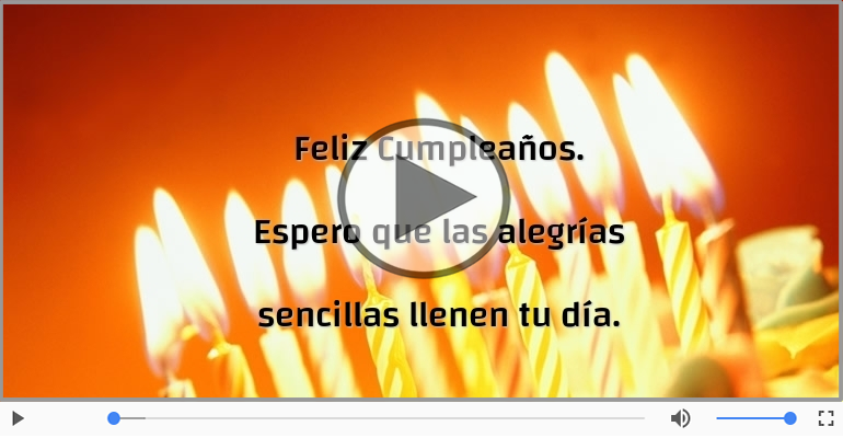 Feliz Cumpleaños.