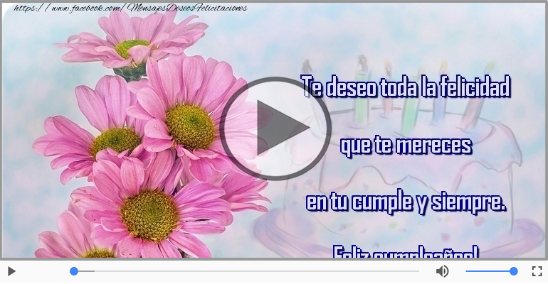 Feliz cumpleaños!