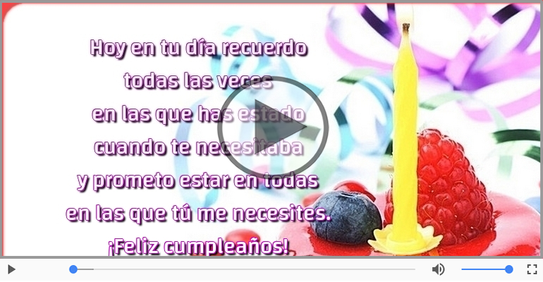 ¡Feliz cumpleaños!