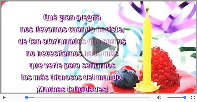 ¡Muchas felicidades!