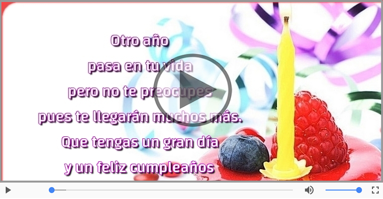 Feliz Cumpleaños.