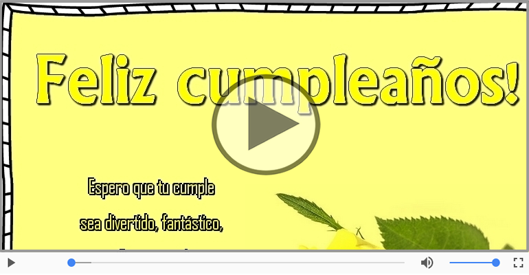 Feliz cumpleaños.