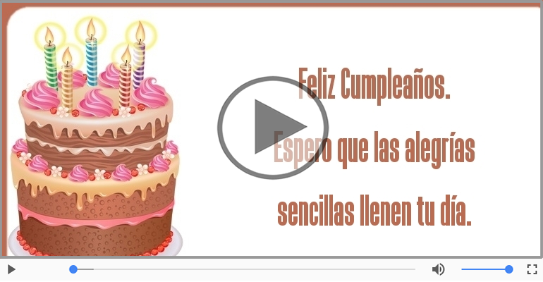 Feliz Cumpleaños.