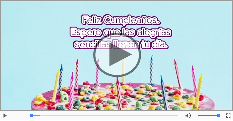 Feliz Cumpleaños.