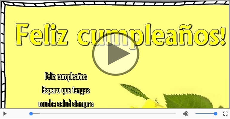 Feliz cumpleaños