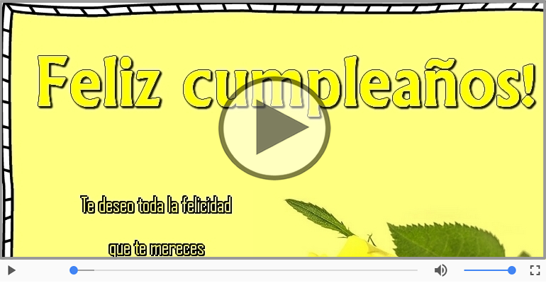 Feliz cumpleaños!