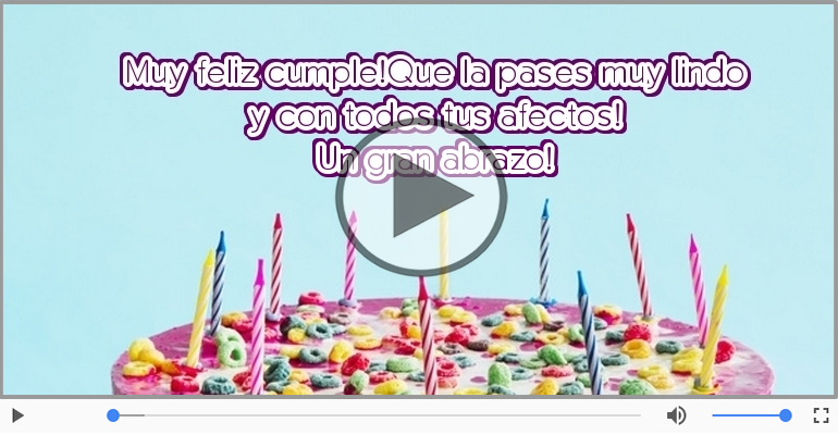 Muy feliz cumple!