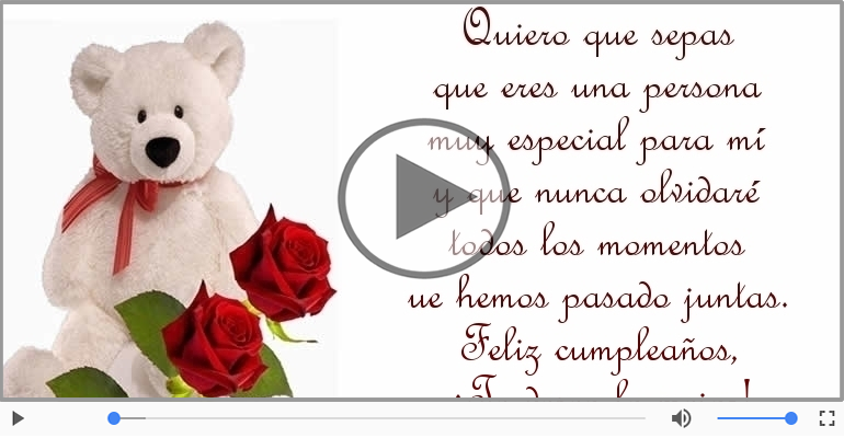 Feliz cumpleaños, ¡Te deseo lo mejor!