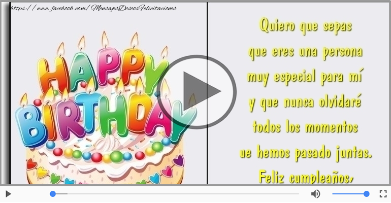 Feliz cumpleaños, ¡Te deseo lo mejor!