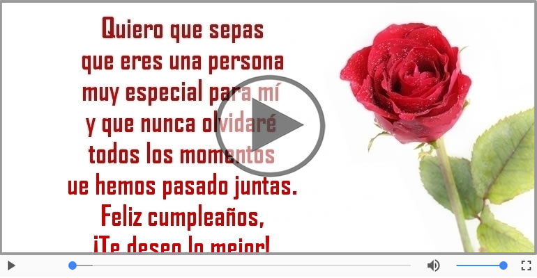 Feliz cumpleaños, ¡Te deseo lo mejor!