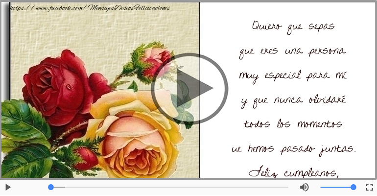 Feliz cumpleaños, ¡Te deseo lo mejor!