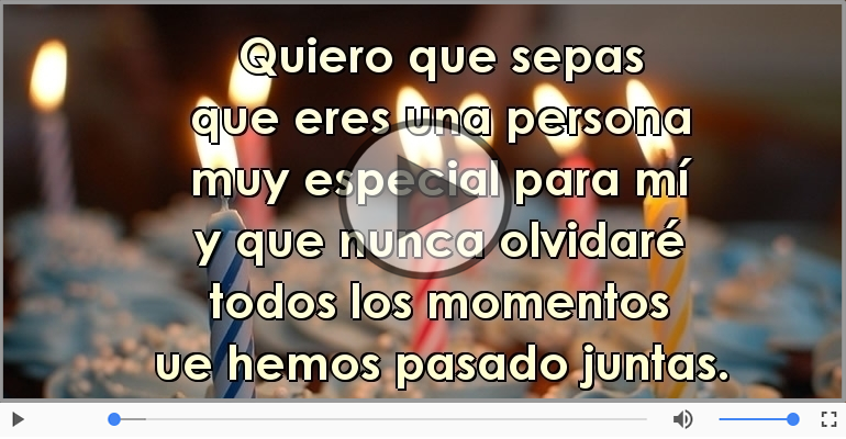 Feliz cumpleaños, ¡Te deseo lo mejor!