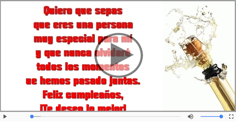 Feliz cumpleaños, ¡Te deseo lo mejor!