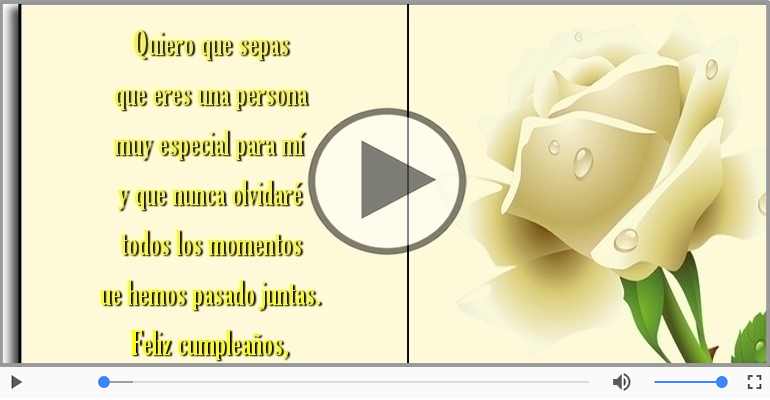 Feliz cumpleaños, ¡Te deseo lo mejor!