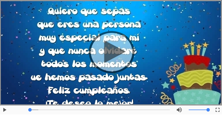 Feliz cumpleaños, ¡Te deseo lo mejor!
