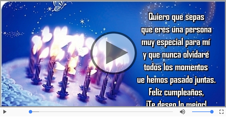 Feliz cumpleaños, ¡Te deseo lo mejor!