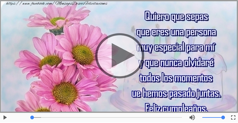 Feliz cumpleaños, ¡Te deseo lo mejor!